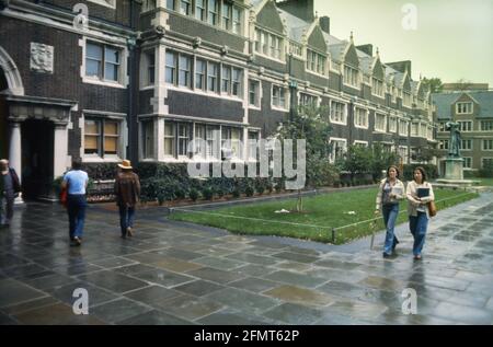 University of Pennsylvania, Philadelphia PA, USA, 1976 Stockfoto