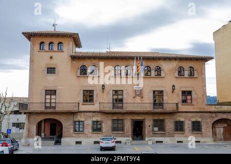 Cardona Council, eine Gemeinde von Spanien, die zur Provinz Barcelona gehört, in der Region Bages Stockfoto