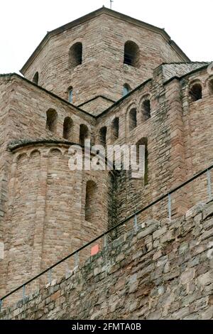 Parador de Cardona, 9. Jahrhundert mittelalterliche Hang Burg, in der Nähe von Barcelona, Katalonien, Cardona, Spanien Stockfoto