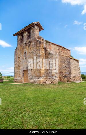 Kirche mittelalterliches Dorf, Vilamadecolum von empuries. Katalonien Spanien Stockfoto