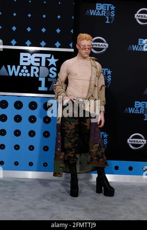 LOS ANGELES - JUN 25: Shaun Ross bei den BET Awards 2017 im Microsoft Theater am 25. Juni 2017 in Los Angeles, CA Stockfoto