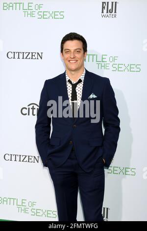 LOS ANGELES - SEP 16: James McKay bei der 'Battle of the Sexes' LA Premiere im Village Theatre am 16. September 2017 in Westwood, CA Stockfoto