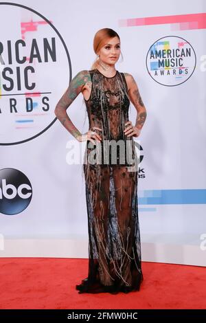 LOS ANGELES - NOV 19: Kehlani bei den American Music Awards 2017 im Microsoft Theater am 19. November 2017 in Los Angeles, CA Stockfoto