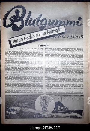 Die Wehrmacht Nr 21. August 1937 Stockfoto
