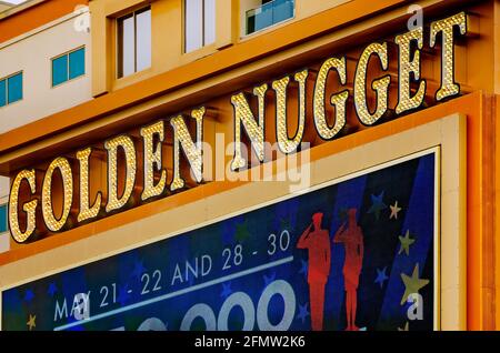 Das Golden Nugget Casino wird am 1. Mai 2021 in Biloxi, Mississippi, abgebildet. Stockfoto