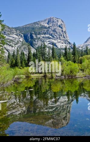 Mirror Lake im Yosemite National Park, Kalifornien Stockfoto