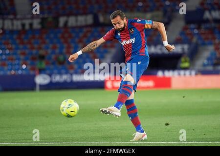 Jose Luis Morales aus Levante während des Fußballspiels der spanischen Meisterschaft La Liga zwischen Levante UD und dem FC Barcelona am 11. Mai 2021 im Estadio Ciutat de Valencia in Valencia, Spanien - Foto Maria Jose Segovia / Spanien DPPI / DPPI / LiveMedia Stockfoto