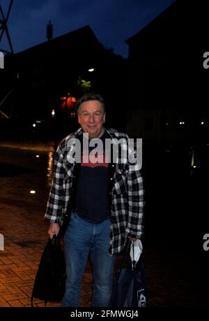 Jörg Kachelmann bei der Ankunft zur TV-Aufzeichnung der Talkshow 'Riverboat' im Studio 3 der Media City Leipzig. Leipzig, 11.05.2021 Stockfoto