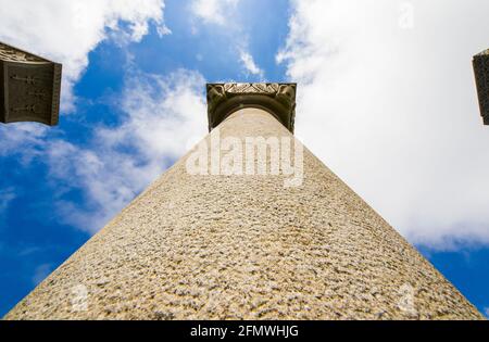 Didgori-Denkmal in Didgori, Georgien. Famousn Wahrzeichen und Ort. Stockfoto