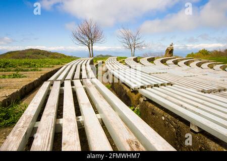 Didgori-Denkmal in Didgori, Georgien. Famousn Wahrzeichen und Ort. Stockfoto