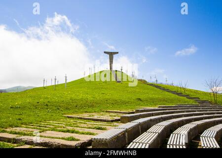 Didgori-Denkmal in Didgori, Georgien. Famousn Wahrzeichen und Ort. Stockfoto