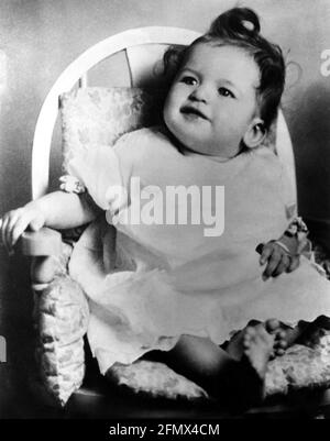 Mansfield, Jayne, 19.4.1934 - 29.7.1967, amerikanische Schauspielerin, als kleines Kind, um 1935, ZUSÄTZLICHE-RIGHTS-CLEARANCE-INFO-NOT-AVAILABLE Stockfoto