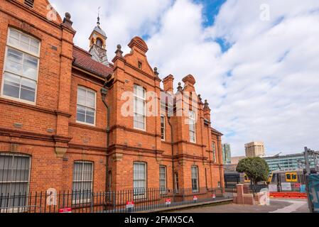 Das 1891-98 erbaute Railway Institute in Surry Hills in der Nähe des Central Station, Sydney, war das erste seiner Art in Australien Stockfoto