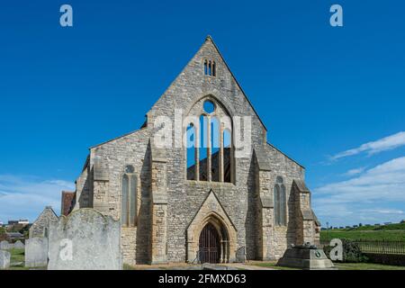 Das Äußere der Royal Garrison Kirche im alten Portsmouth, Hampshire Stockfoto