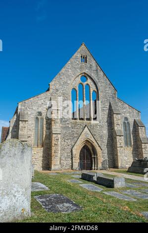 Das Äußere der Royal Garrison Kirche im alten Portsmouth, Hampshire Stockfoto