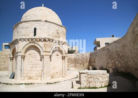 Kapelle der Himmelfahrt in Jerusalem Stockfoto