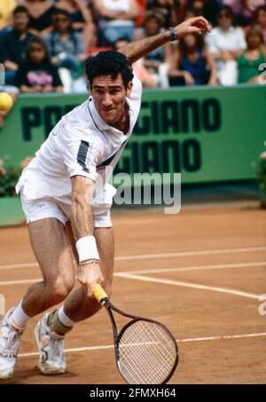 Der amerikanische Tennisspieler und Trainer Brad Gilbert, 1990er Jahre Stockfoto