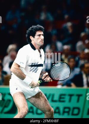 Der amerikanische Tennisspieler und Trainer Brad Gilbert, 1990er Jahre Stockfoto