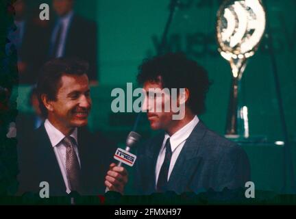 Der amerikanische Tennisspieler und Trainer Brad Gilbert, 1990er Jahre Stockfoto