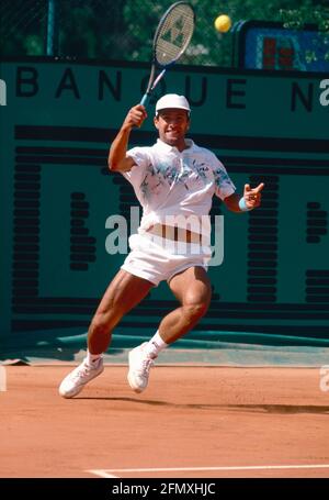 Giorgio Galimberti, ehemaliger italienischer Tennisspieler und TV-Kommentator, Roland Garros, Frankreich 1994 Stockfoto