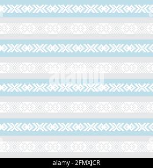 Weihnachten Messe Insel Muster Hintergrund für Mode-Textilien, Strickwaren und Grafiken Stock Vektor