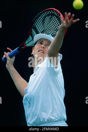 Britischer Tennisspieler Jo Durie, Lipton 1993 Stockfoto