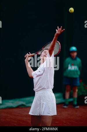 Britischer Tennisspieler Jo Durie, 1990er Stockfoto