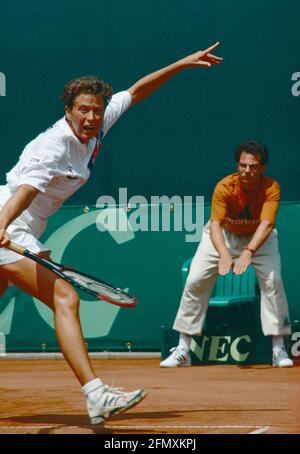 Britischer Tennisspieler Jo Durie, Federation Cup, Frankfurt 1992 Stockfoto