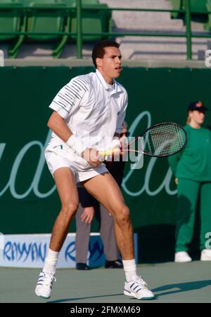 Marokkanischer Tennisspieler Younes El Aynaoui, Katar 2002 Stockfoto