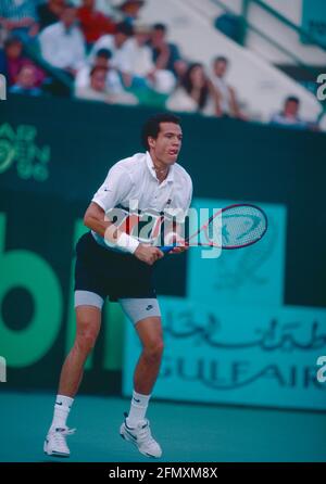 Marokkanischer Tennisspieler Younes El Aynaoui, Katar 2002 Stockfoto