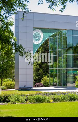 Library & Learning Center auf dem Campus des Georgia Gwinnett College in Lawrenceville, Gwinnett County, Georgia. (USA) Stockfoto