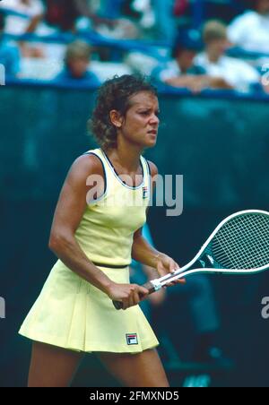 Australische Tennisspielerin Evonne Goolagong Cawley, 1980er Jahre Stockfoto