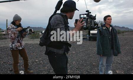 Nomadland Jahr : 2020 USA Regie : Chloe Zhao Chloe Zhao, Frances McDormand Aufnahme Stockfoto