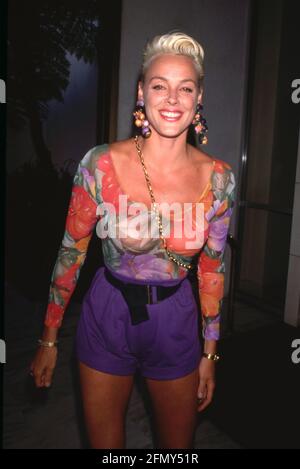 Brigitte Nielsen April 1992. Quelle: Ralph Dominguez/MediaPunch Stockfoto