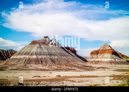 Die Tipis in Petrified Forest National Park, Arizona Stockfoto