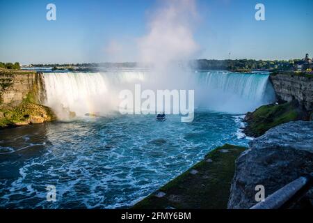 Die berühmte Niagara Falls in Kanada, Ontario Stockfoto