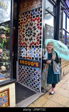 Broug's, Market Street, Hebden Bridge, Calderdale, West Yorkshire Stockfoto