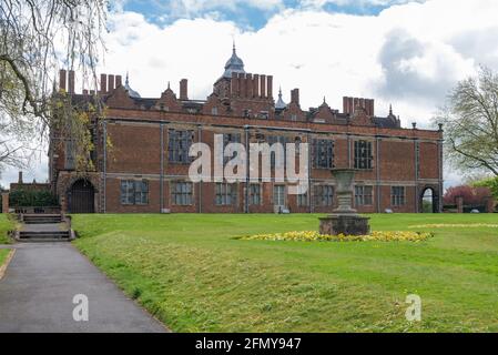 Aston Hall ist ein unter Denkmalschutz geratetes jakobisches Haus in Aston, Birmingham, das von John Thorpe entworfen und zwischen 1618 und 1635 erbaut wurde Stockfoto