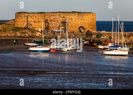 Beadnell-Hafen Stockfoto