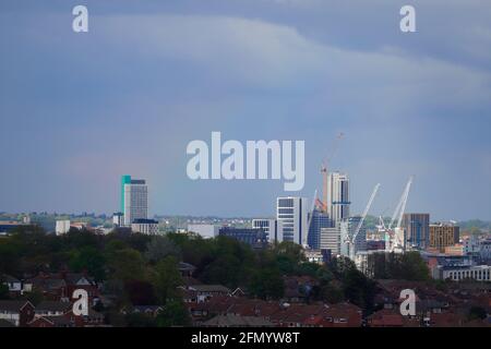 Arena Quarter & Sky Plaza sind Studentenunterkünfte in Leeds City Centre, West Yorkshire, Großbritannien Stockfoto