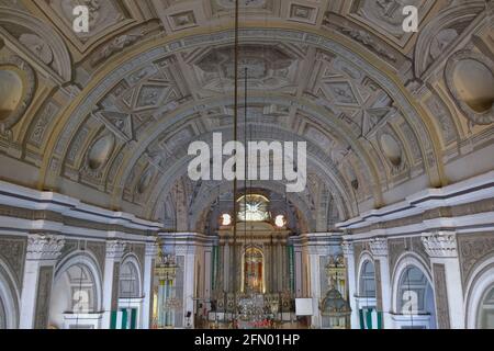 Iglesia de San Augustin, auch bekannt als Erzdiözesaner Wallfahrtsort Nuestra Señora de Consolacion y Correa oder Unbefleckte Empfängnis. Philippinen Stockfoto