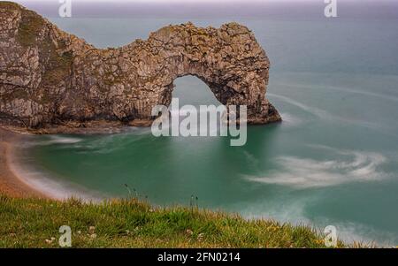 Durdle Door von der East Side, Dorset, England Stockfoto