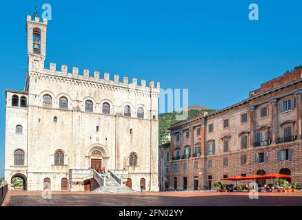 Palazzo dei Consoli, Gubbio, Italien Stockfoto