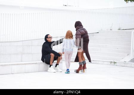 Rick Owens im Backstage seiner Fashion Show in Venezia Lido, Frühjahr Sommer 2021, Ready to Wear Fashion Week Stockfoto