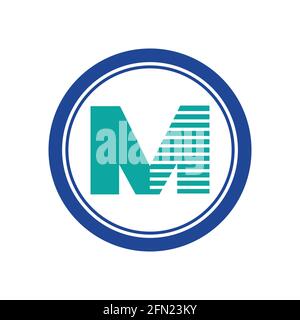 Letter M Business abstrakte Einheit Vektor Logo Design VorlageLetter M Logo Vorlage Vektor Icon Design Stock Vektor
