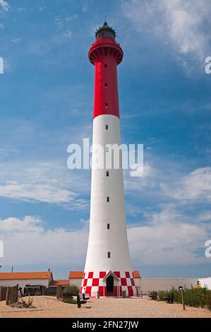 Leuchtturm La Coubre, La Tremblade, Charente-Maritime (17), Nouvelle-Aquitanien, Frankreich Stockfoto