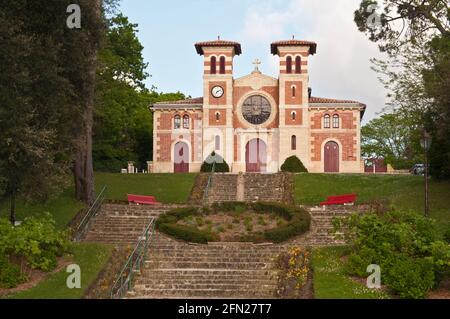 Kirche Notre-Dame-des-Passes, Le Moulleau, Arcachon, Gironde (33), Aquitanien, Frankreich Stockfoto