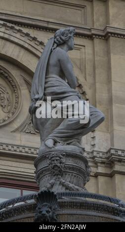 WIEN, ÖSTERREICH - 20. Jun 2017: Wien liegt im Nordosten Österreichs, an der östlichsten Ausdehnung der Alpen im Wiener Becken. Stockfoto