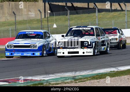 Adrian Willmott, Mark Farmer, Ford GA Capri, David Tomlin, Ford Escort RS 1800, Historic Touring Car Challenge, HTCC, Tony Dron Trophy, STCC, U2TC, Don Stockfoto