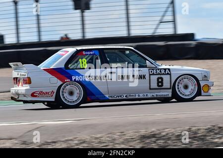 Darren Fielding, BMW E30 M3, Historic Touring Car Challenge, HTCC, Tony Dron Trophy, STCC, U2TC, Donington Historic Festival, Donington Park, England, Stockfoto